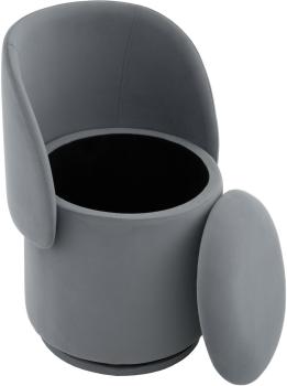 Пуф STOOL GROUP трансформер Таунсвилл вращающийся с ящиком