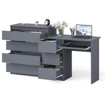 Стол компьютерный СВК Мори МС-6 левый + Комод МК800.4