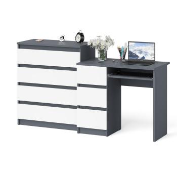 Графит/Белый