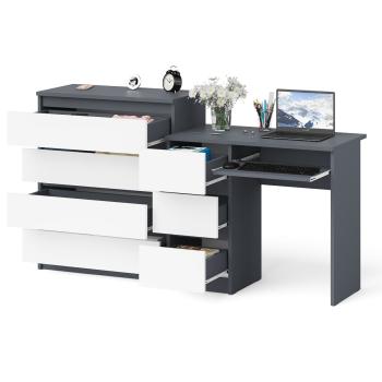 Стол компьютерный СВК Мори МС-6 левый + Комод МК800.4