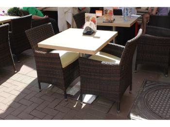 Кресло плетеное с подушкой ReeHouse GS 909