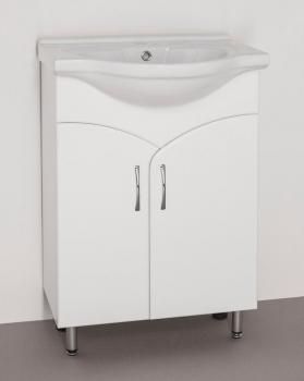 Тумба с раковиной Style Line Эко Стандарт 15 + Умывальник Байкал 60