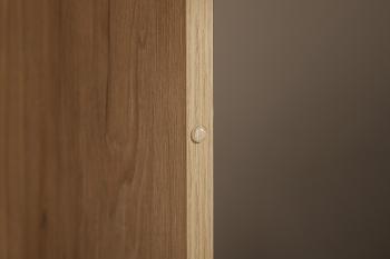 Комод Моби Току 16.230.04 Гикори Рокфорд Натуральный KO86 PW Белый PE шагрень