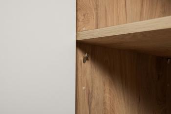 Комод Моби Току 16.230.04 Гикори Рокфорд Натуральный KO86 PW Белый PE шагрень