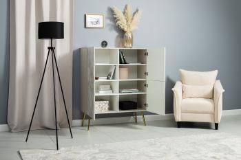 Шкаф Моби Флоу 16.329 PE шагрень