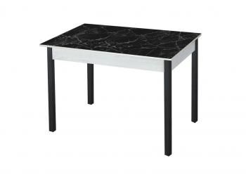 Бетон белый Черный мрамор / опора квадро черный муар