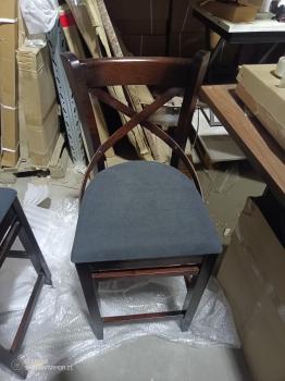 Стул барный Хью Темный тон/темно-серый м07 2 (У)