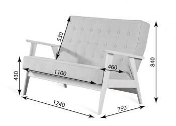 Диван двухместный RB РЕТРО