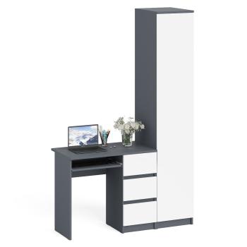 Стол компьютерный СВК Мори МС-6 правый + Пенал МШ400.1