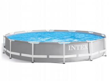 Каркасный бассейн Intex Prism Frame с фильтром-насосом 6503 л