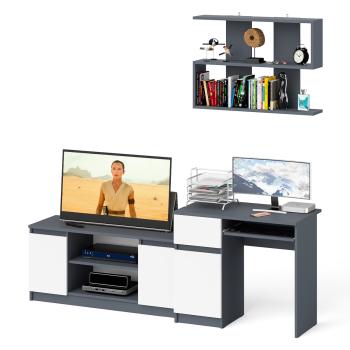 Графит/белый