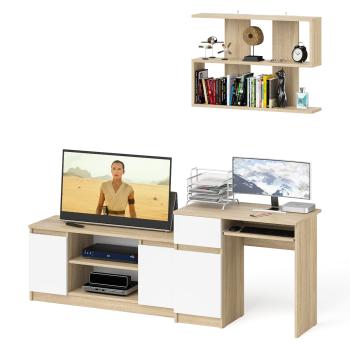 Дуб сонома/белый