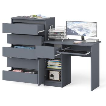 Стол компьютерный СВК Мори МС-1 левый + Комод МК700.5