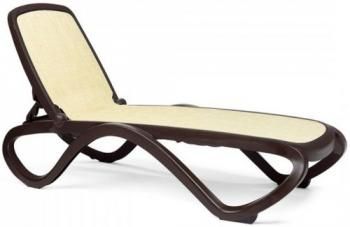 Шезлонг-лежак пластиковый ReeHouse Omega