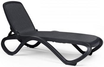 Шезлонг-лежак пластиковый ReeHouse Omega