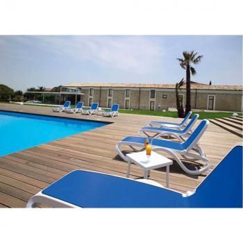 Шезлонг-лежак пластиковый ReeHouse Omega