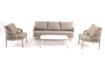 Лаунж-зона 5-местная плетеная из роупа (веревки) 4sis Верона