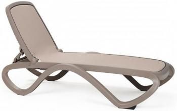 Шезлонг-лежак пластиковый ReeHouse Omega