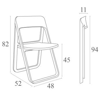 Стул пластиковый ReeHouse Dream