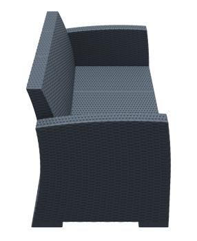 Диван пластиковый плетеный с подушками ReeHouse Monaco Lounge XL