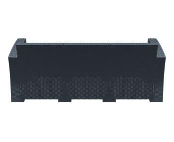 Диван пластиковый плетеный с подушками ReeHouse Monaco Lounge XL