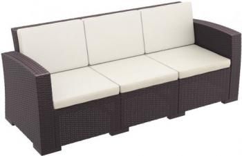 Диван пластиковый плетеный с подушками ReeHouse Monaco Lounge XL