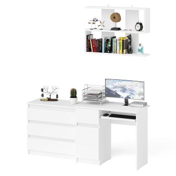 Стол компьютерный СВК Мори МС-1 левый + Комод МК800.1 + Полка 900