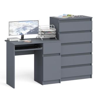 Стол компьютерный СВК Мори МС-1 правый + Комод МК700.5