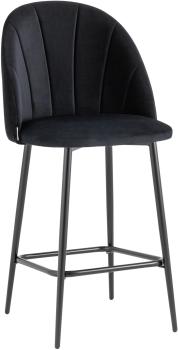 Велюр черный