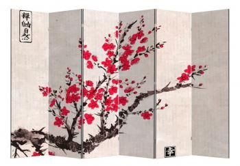 Ширма RB 1127-6 Ветка Сакуры (6 панели)