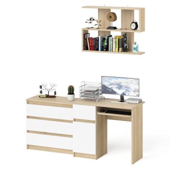 Дуб сонома/белый