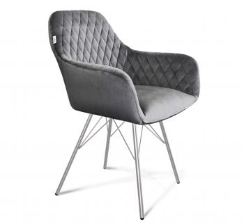 угольно-серый/хром лак