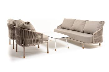 Лаунж-зона 5-местная плетеная из роупа (веревки) 4sis Верона