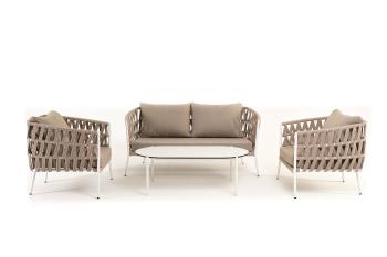 Лаунж-зона 4-местная плетеная из роупа (веревки) 4sis Диего