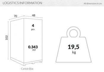 Стул пластиковый ReeHouse Miss Bibi