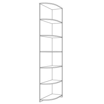 Стеллаж Кураж Парма Нео угловой