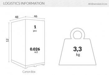 Столик пластиковый журнальный ReeHouse Ocean