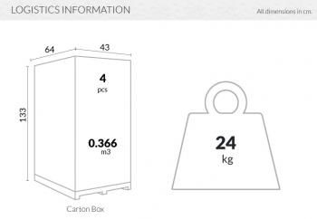 Стул пластиковый барный ReeHouse Jamaica