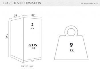 Табурет прозрачный ReeHouse Fox барный