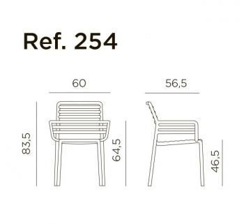 Кресло пластиковое ReeHouse Doga