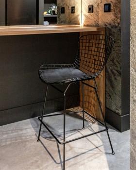 Стул полубарный с низкой спинкой STOOL GROUP Bertoia ( набор 4 шт)