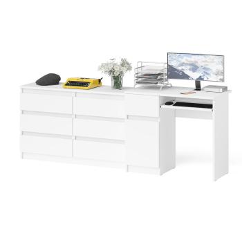 Стол компьютерный СВК Мори МС-1 левый + Комод МК1200.6