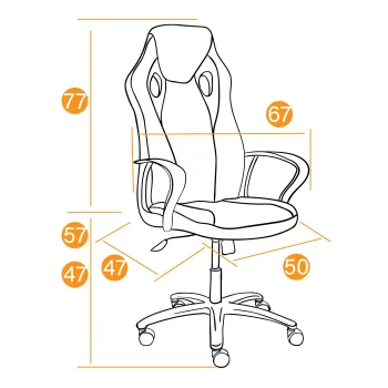 Кресло компьютерное TetChair Racer GT