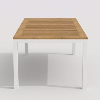 Обеденная группа Ideal Patio TELLA BONTA - стол тик 220/каркас белый