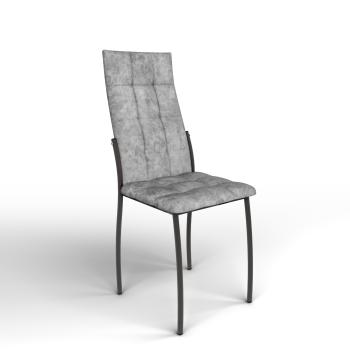 черный/Велюр графит