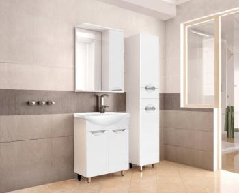 Тумба Style Line Жасмин 55 под умывальник Уют 55 + Умывальник Уют 55