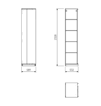 Стеллаж Гуд Лакк Макс угловой 589