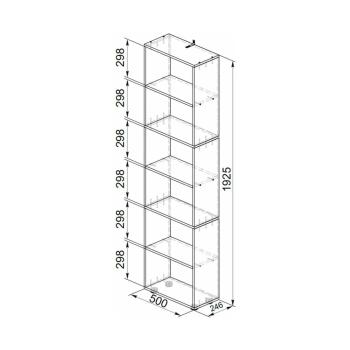 Стеллаж с полками Арника Токио