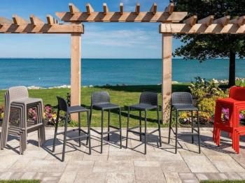 Стул пластиковый ReeHouse Lido барный