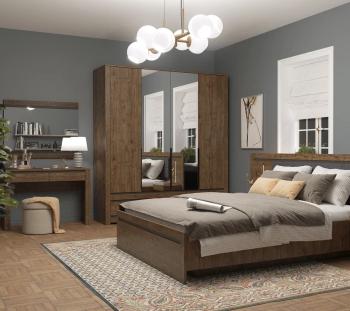 Кровать БРВ Мебель KADA S404-LOZ160х200 c мягким элементом